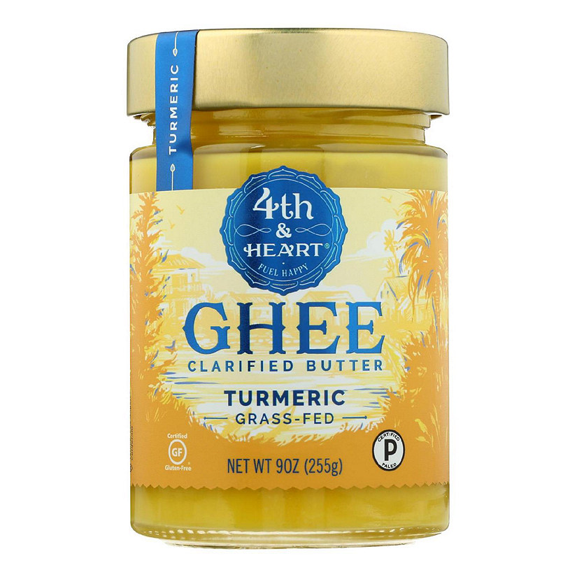 4th & Heart - Ghee - Turmeric Grass Fed - Case of 6 - 9 oz. Image