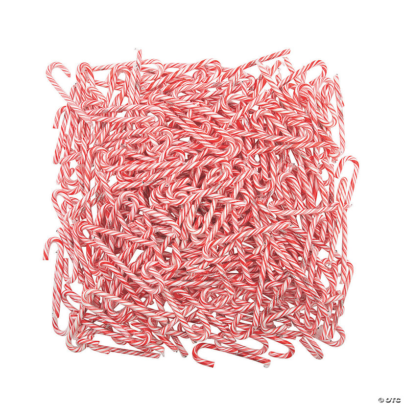 5 1/2" 6 lb. 12 oz. Bulk 288 Pc. Classic Peppermint Candy Canes Image