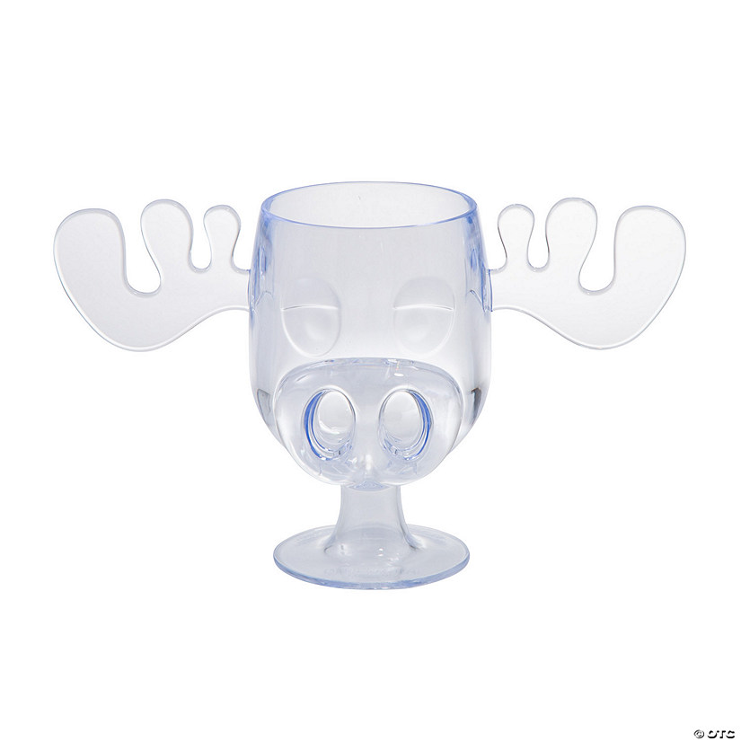 5" 14 oz. National Lampoon&#8217;s Christmas Vacation&#8482; Molded Moose Plastic Cups - 12 Ct. Image