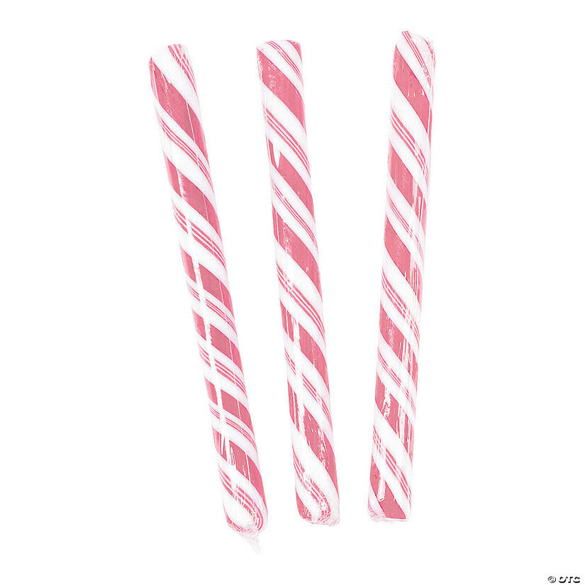 5" 2 lbs. Striped Classic Hard Candy Sticks - 80 Pc. Image