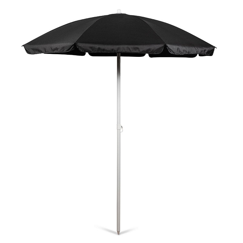 5.5 Ft. Portable Beach Umbrella - Black Image