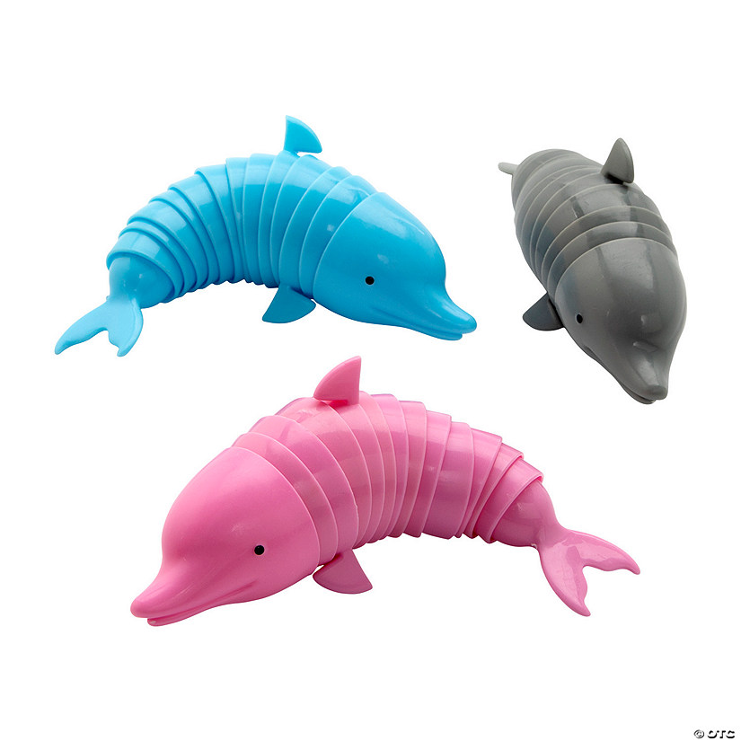 5" Dolphin Articulated Fidget Toys - 12 Pc. Image