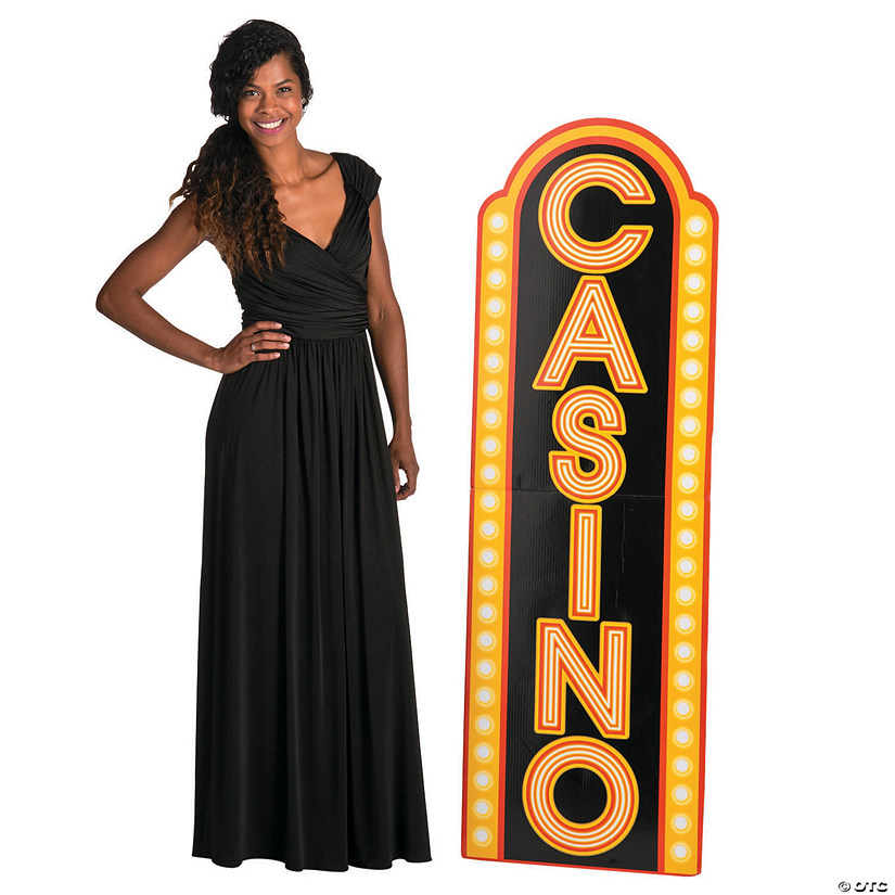 5 Ft. Casino Sign Cardboard Cutout Stand-Up Image