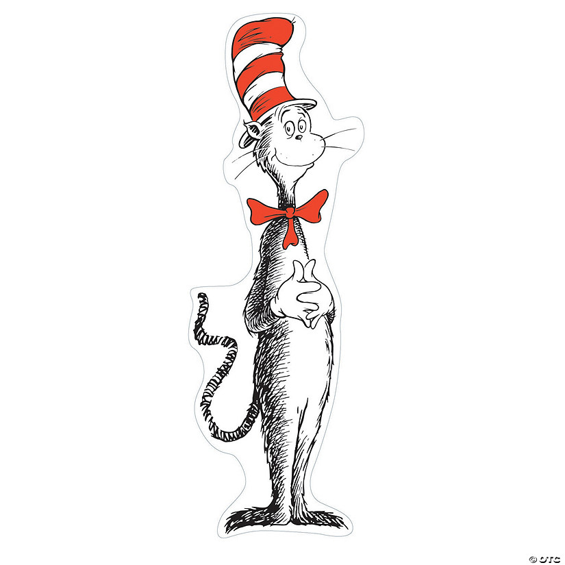 5 Ft. Dr. Seuss&#8482; Giant The Cat in the Hat&#8482; Bulletin Board Set - 4 Pc. Image