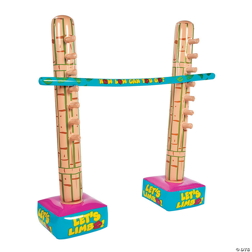 5 Ft. Inflatable How Low Can You Go Vinyl Limbo Outdoor Game Set - 3 Pc. Image