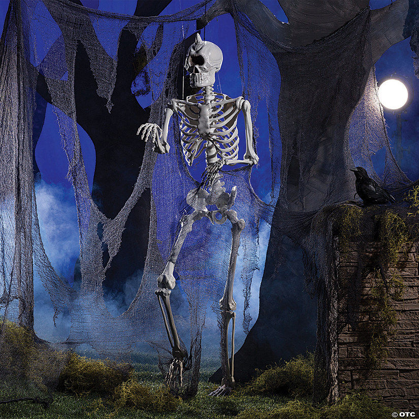 5 Ft. Life-Size Cyclops Skeleton Halloween Decoration Image