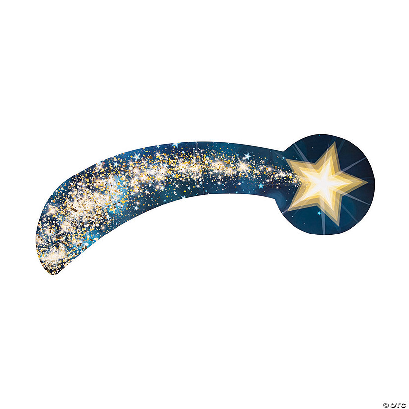 5 Ft. Starry Night Shooting Star Hanging Decoration Image