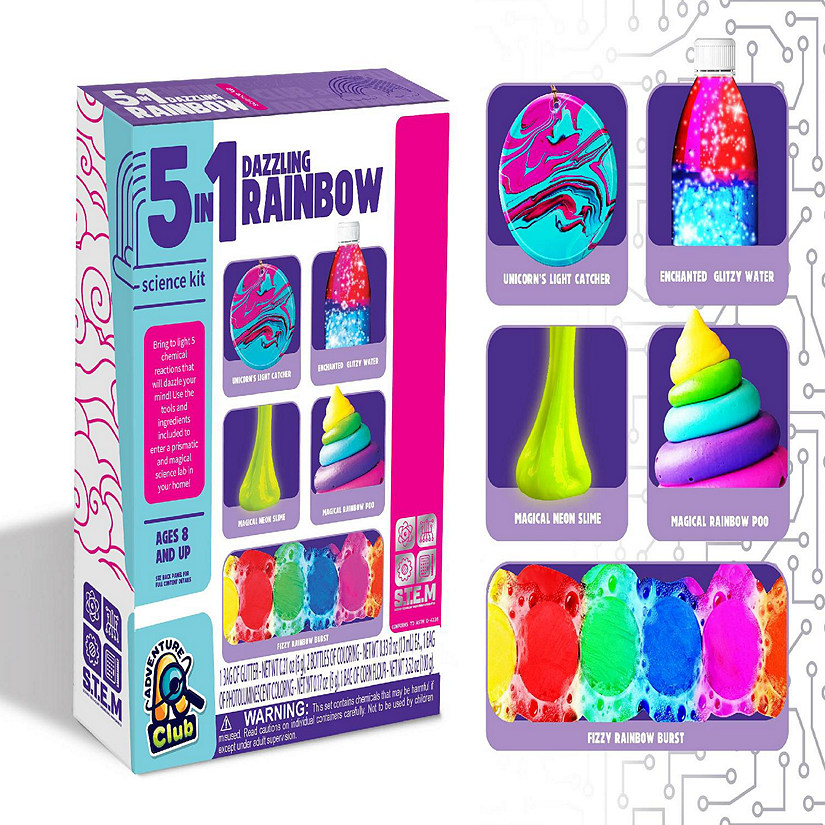 5 in 1 Dazzling Rainbow Science Kit Image