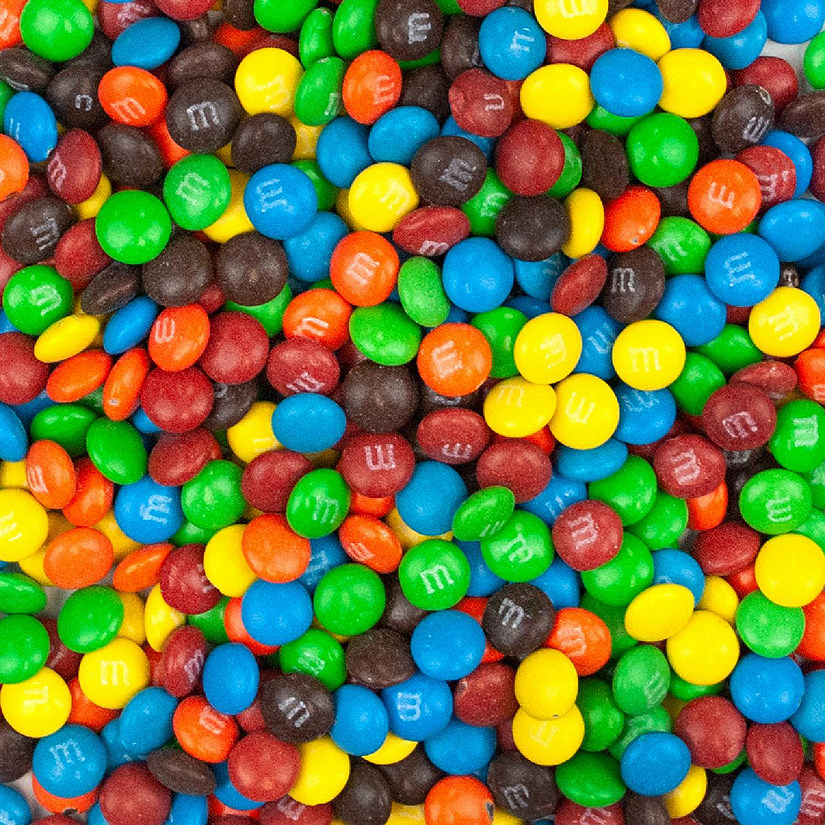 5 lb Bulk M&M's Candy Milk Chocolate - Approximately 2,500 Pieces - (Blue, Green, Orange, Red & Yellow) Image