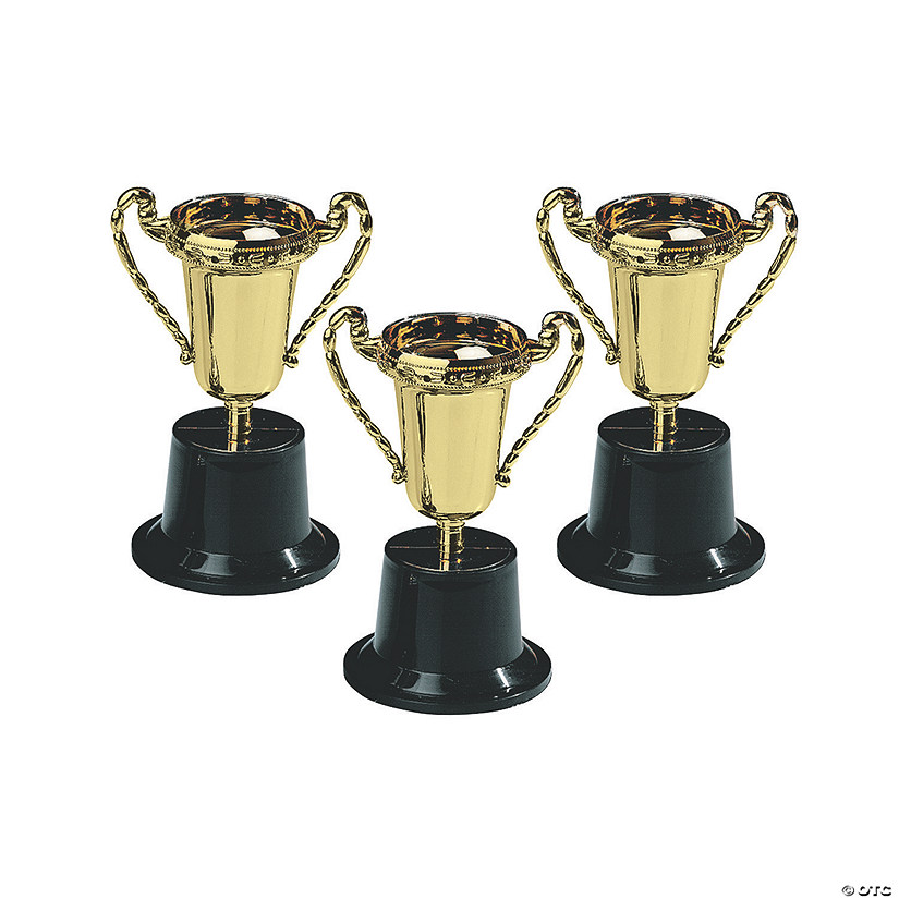 5" Mini Classic Gold Cup Plastic Trophies - 12 Pc. Image