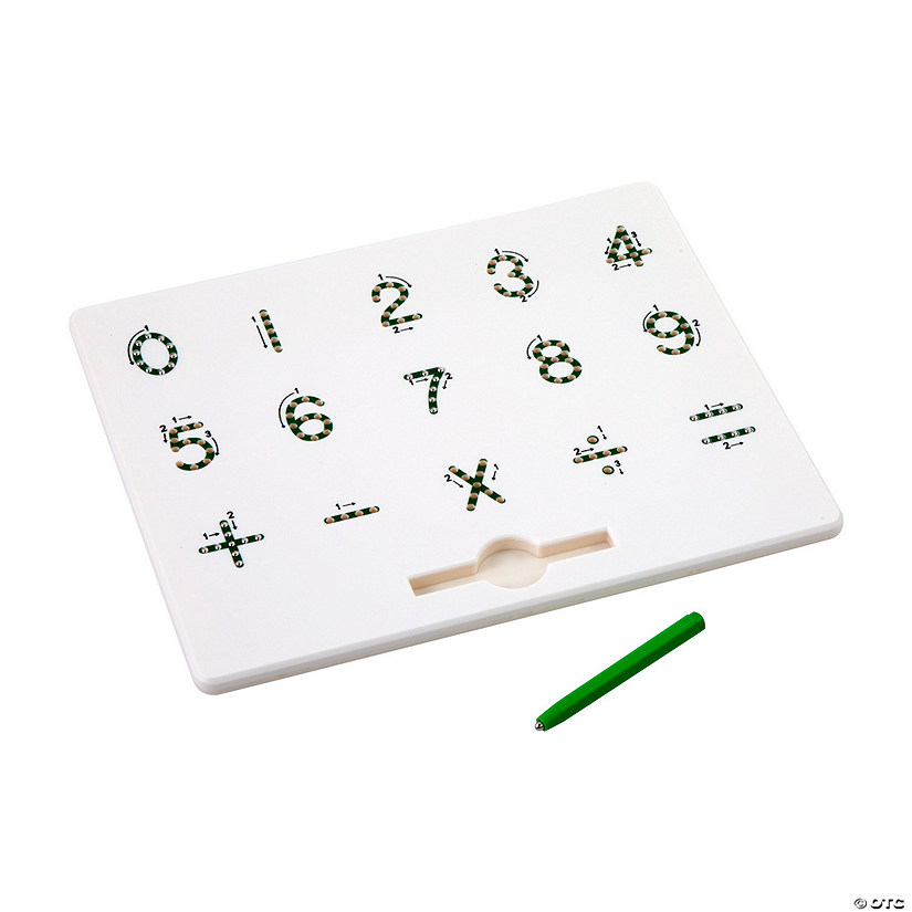 5" Numbers Magnetic Tracing Board Image