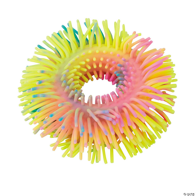 5" Pastel Squishy Multicolor Rubber Sensory Bracelets &amp;#8211; 12 Pc. Image