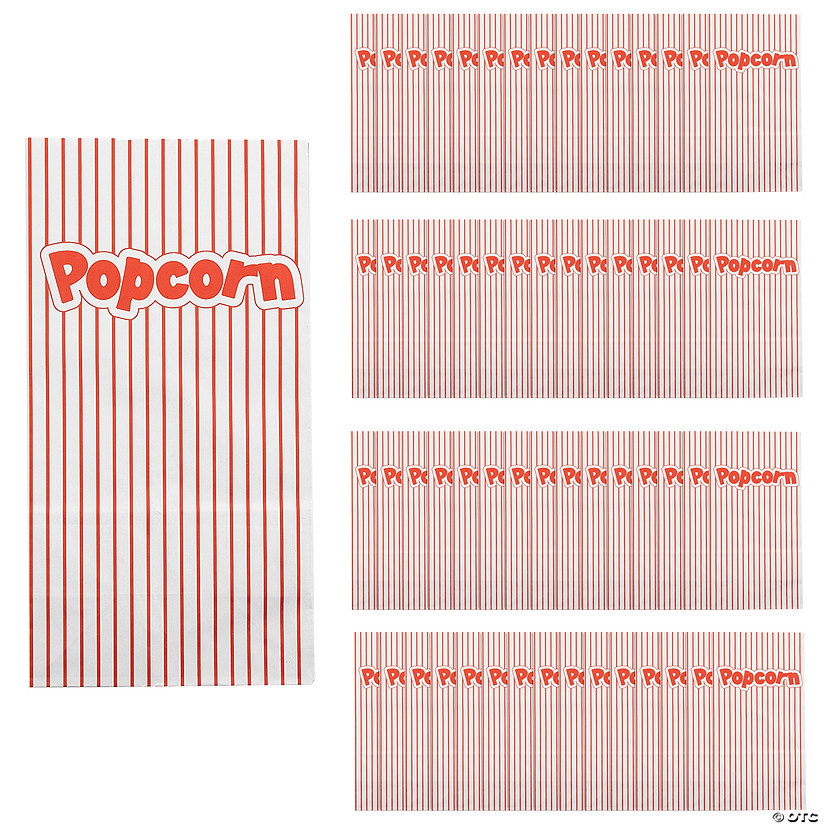 5" x 10" Bulk 60 Pc. Popcorn Bags Image