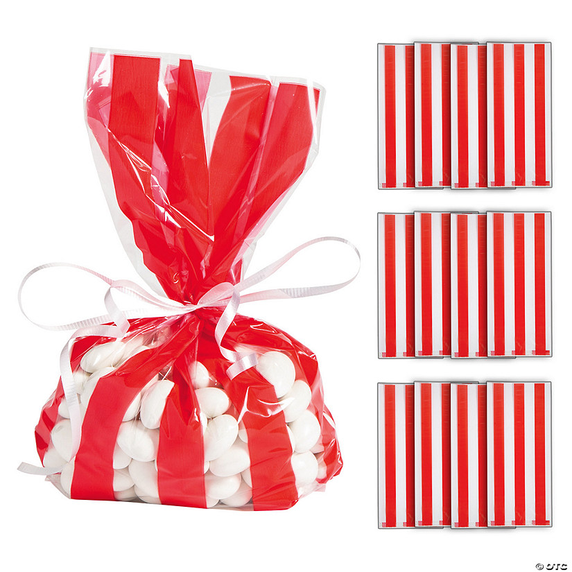 5" x 11 1/2" Carnival Cellophane Bags 12 Pc. Oriental Trading