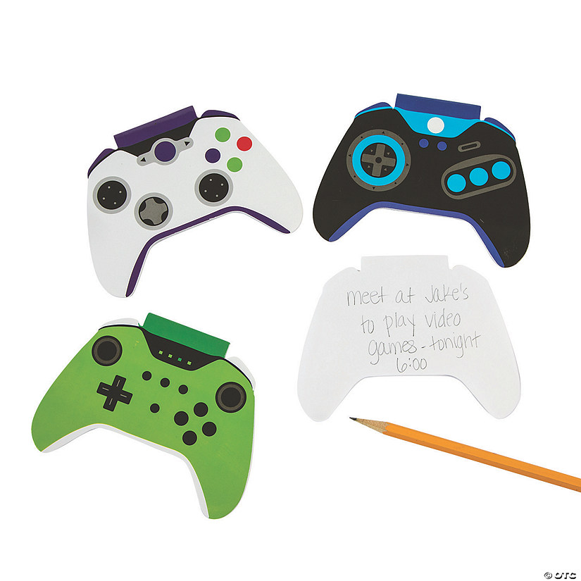 5&quot; x 3 1/2&quot; Multicolor Game Controller-Shaped Notepads &amp;#8211; 24 Pc.  Image