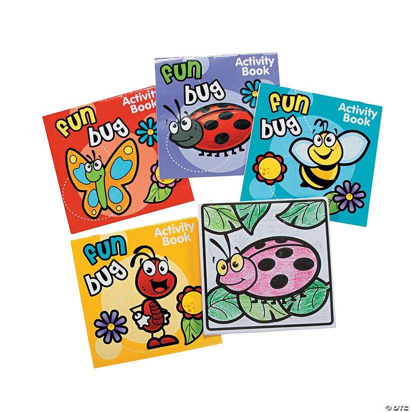 5" x 5" 20 pg. Spring Fun & Games Paper Activity Books - 24 Pc. Image