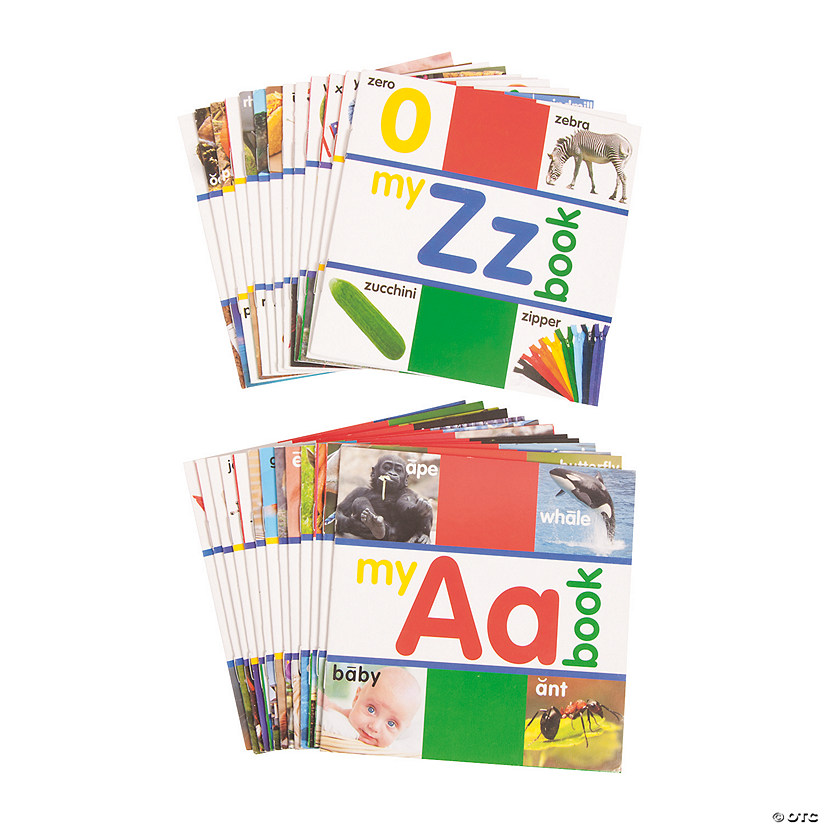 5" x 5" 8 pgs. Alphabet A to Z Phonics Paper Readers - 26 Pc. Image