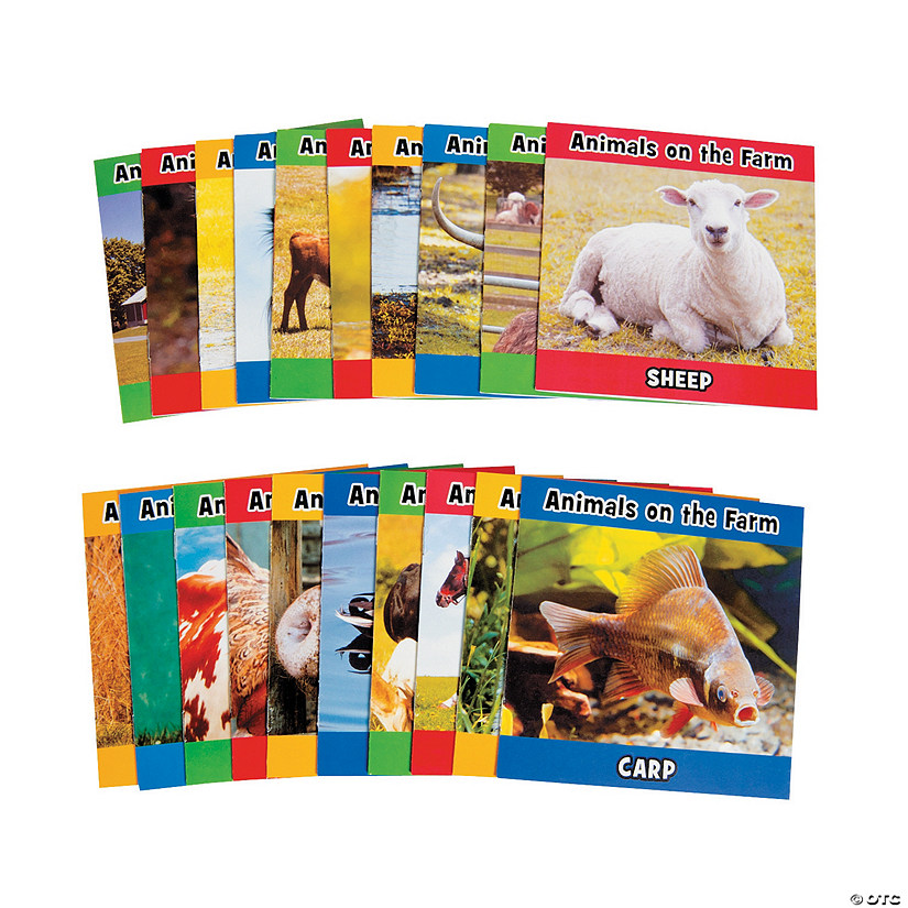 5" x 5" Animals on the Farm Educational Paper Readers - 20 Pc. Image