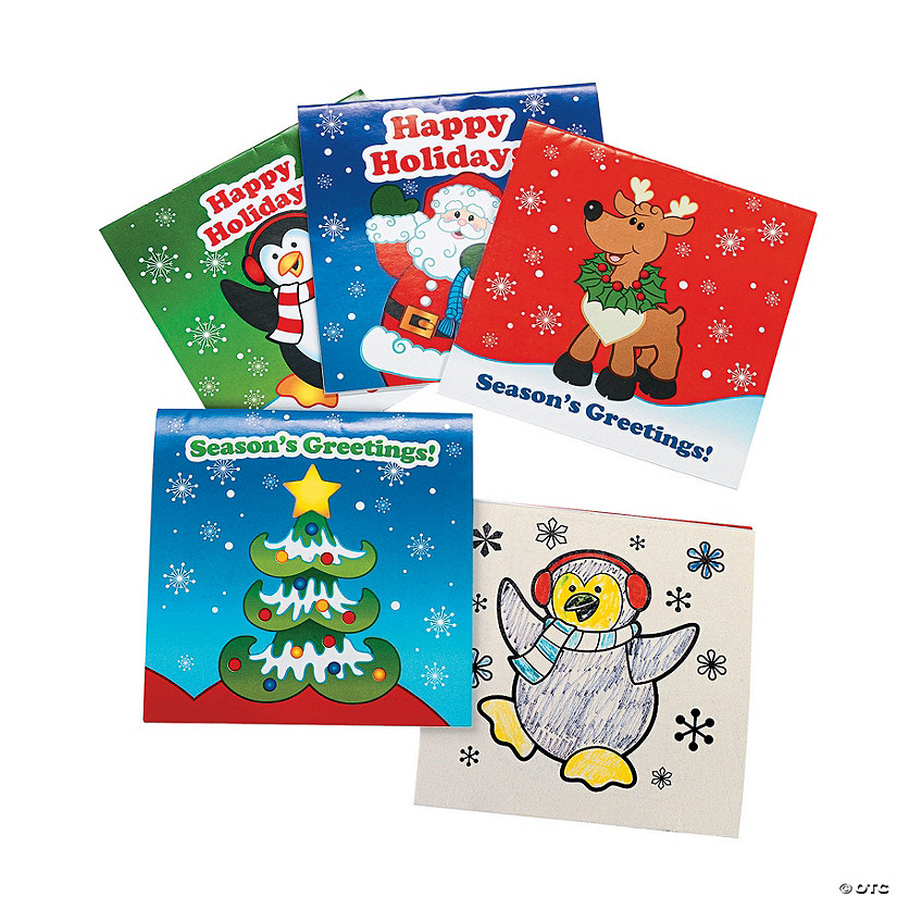 5" x 5" Bulk 48 Pc. Holiday Fun & Games Paper Activity Books Image