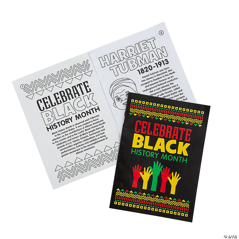 5" x 7" 14 pg. Black History Month Paper Activity Books - 12 Pc. Image