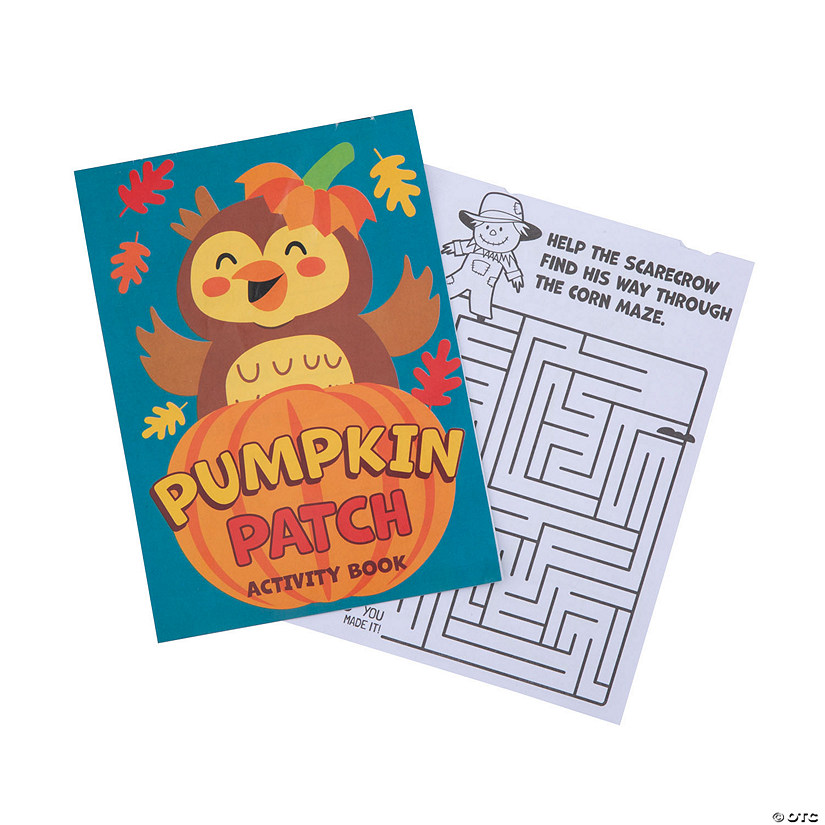 5" x 7" Bulk 72 Pc. Fall-Themed Pumpkin Patch Activity Books Image