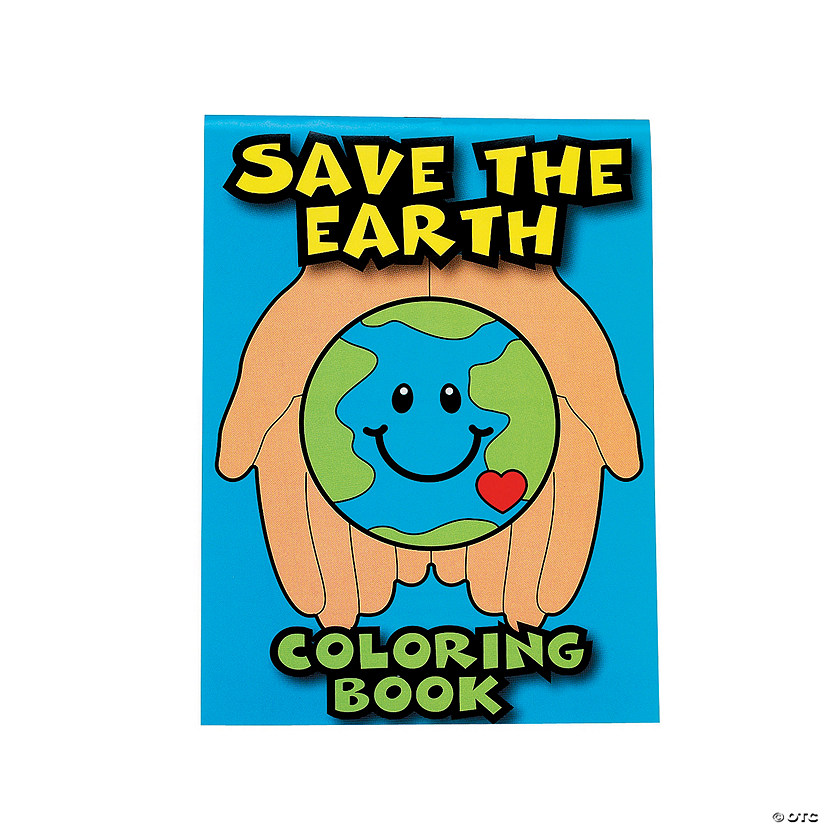 5" x 7" Save the Earth Paper Coloring Books with Stickers - 24 Pc. Image