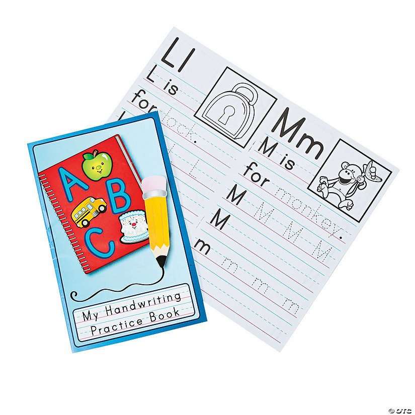 5" x 8" ABC Handwriting Practice Educational Paper Books - 12 Pc. Image