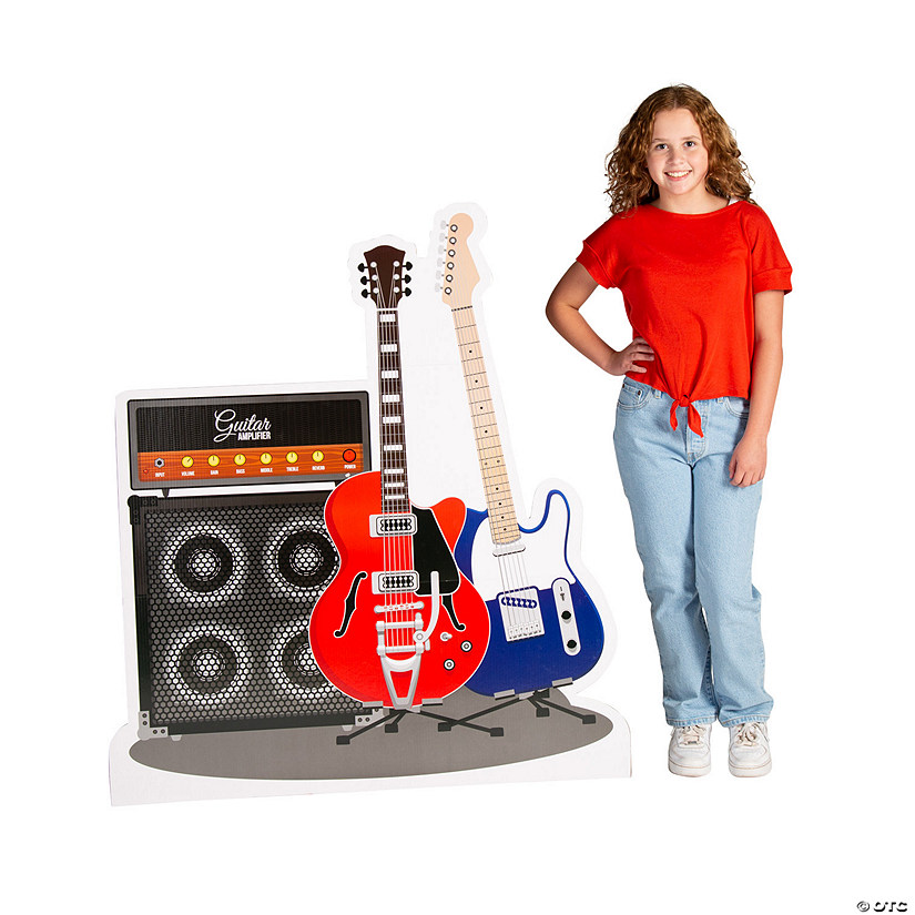 50" Guitar Cardboard Cutout Stand-Up Image