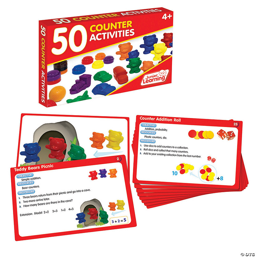 50 Math Counter Activities Image
