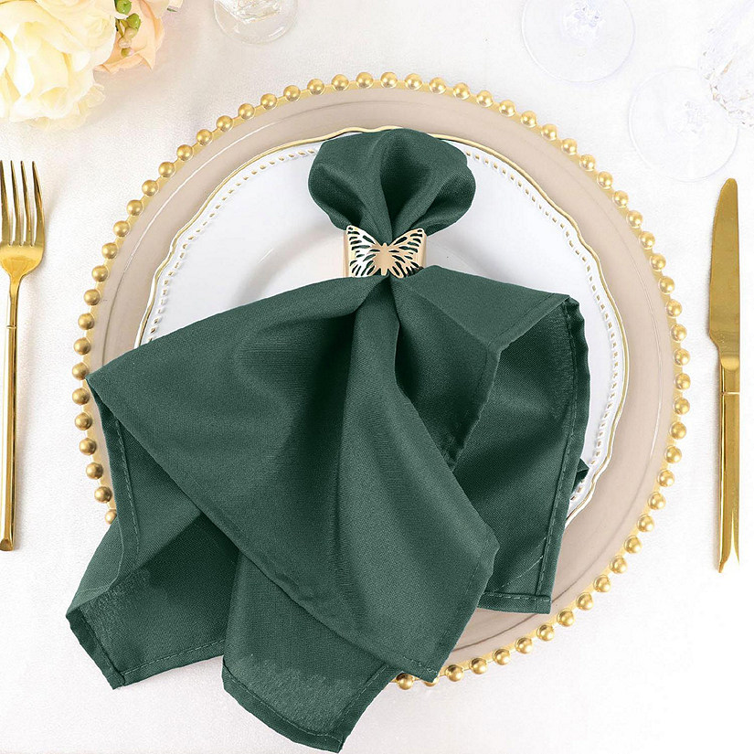 50 pcs 20" Polyester Napkins Table Wedding Party Reception Decorations  Image