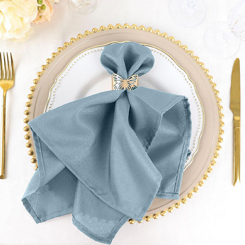 50 pcs 20" Polyester Napkins Table Wedding Party Reception Decorations  Image