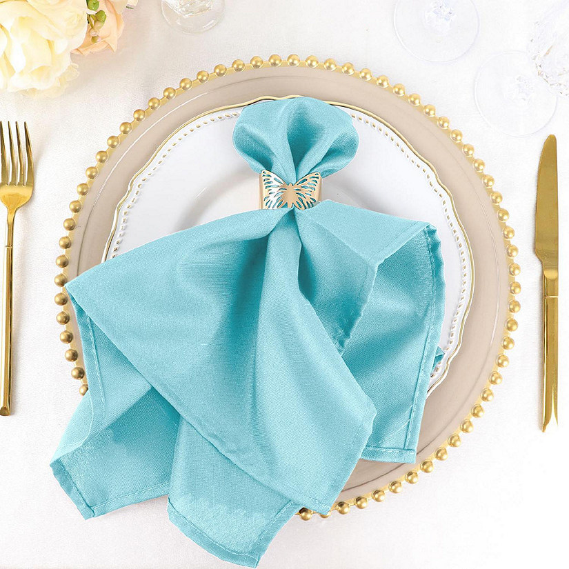 50 pcs 20" Polyester Napkins Table Wedding Party Reception Decorations  Image