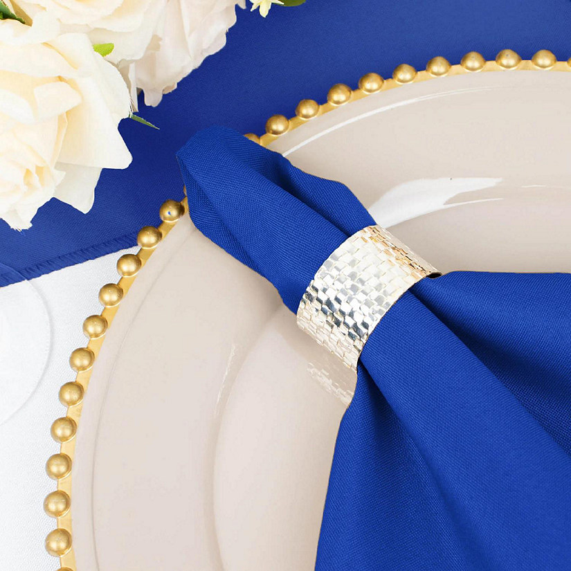 50 pcs 20" Polyester Napkins Table Wedding Party Reception Decorations  Image