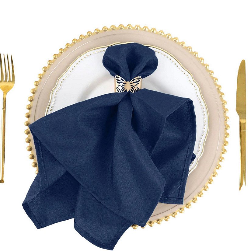 50 pcs 20" Polyester Napkins Table Wedding Party Reception Decorations  Image