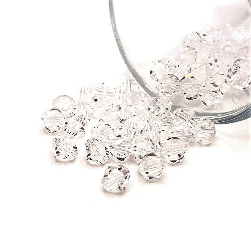50 Pcs April Diamond Birthstone Beads Image