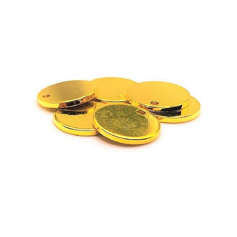 50 Pcs Gold Plated Stamping Tag Blanks Image