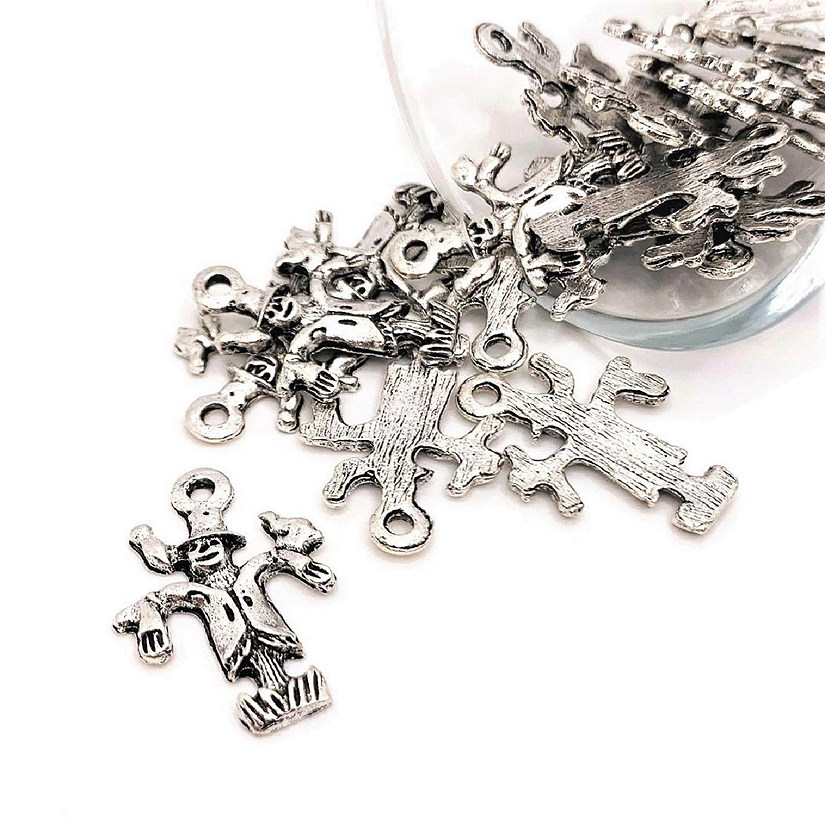 50 Pcs Halloween Scarecrow  Charms Image