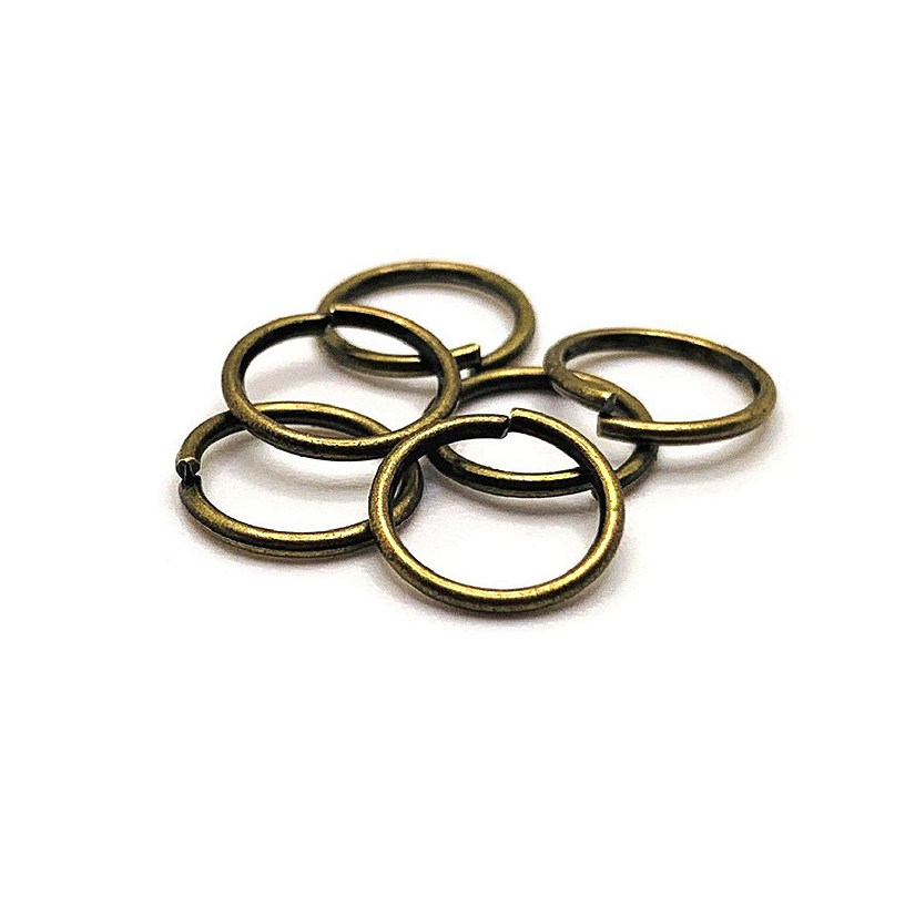 500 Pcs 10mm Bronze Jump Rings Image