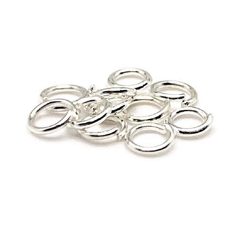 500 Pcs 4mm Silver Open Jump Rings Image