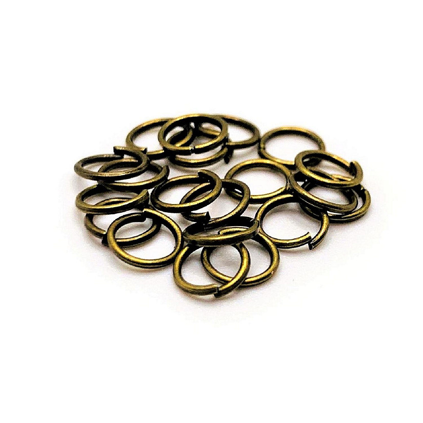 500 Pcs 6mm Bronze Open Jump Rings Image