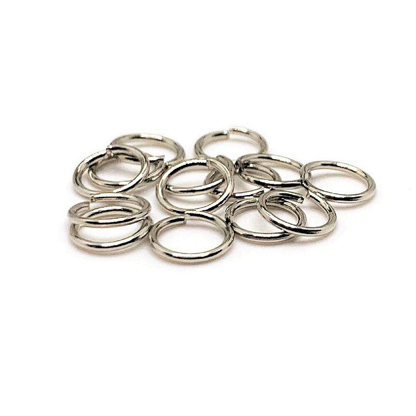 500 Pcs 6mm Silver Open Jump Rings Image