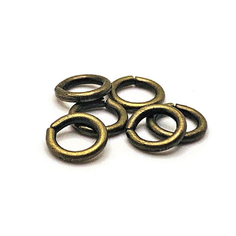 500 Pcs 7mm Bronze Jump Rings Image
