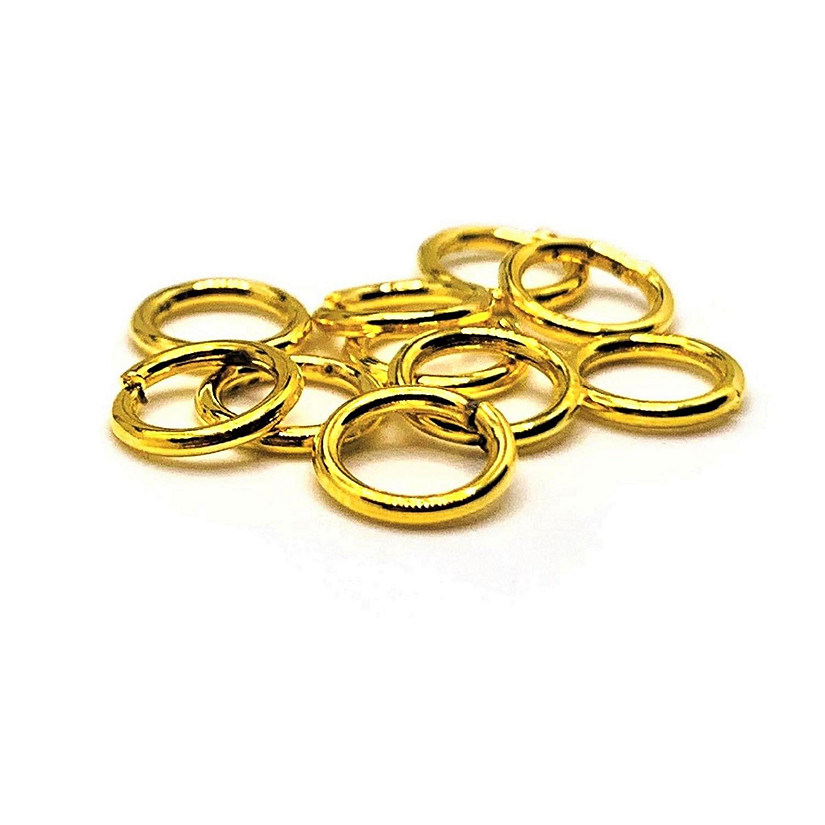 500 Pcs 7mm Gold Jump Rings Image