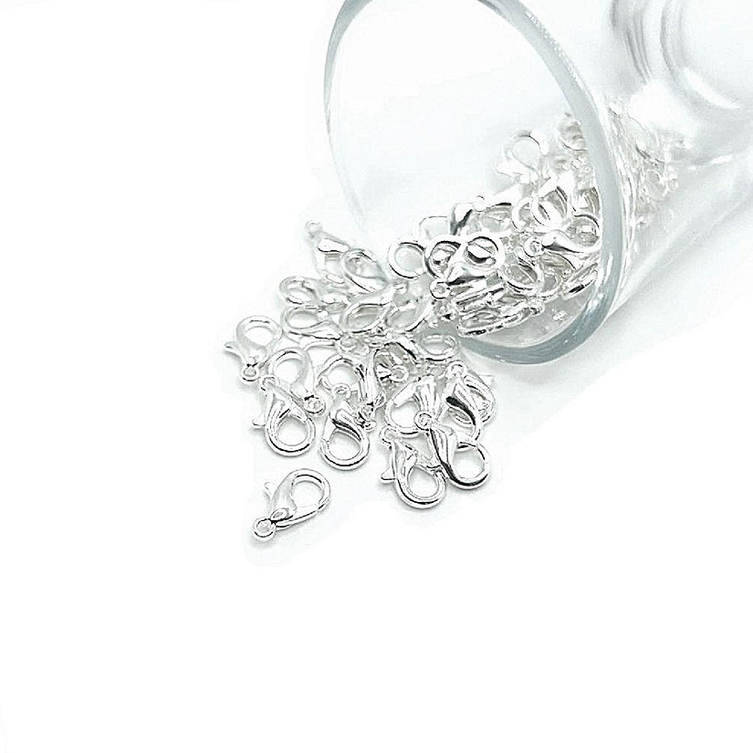 500 Pcs 7x12mm Silver Lobster Clasps Image