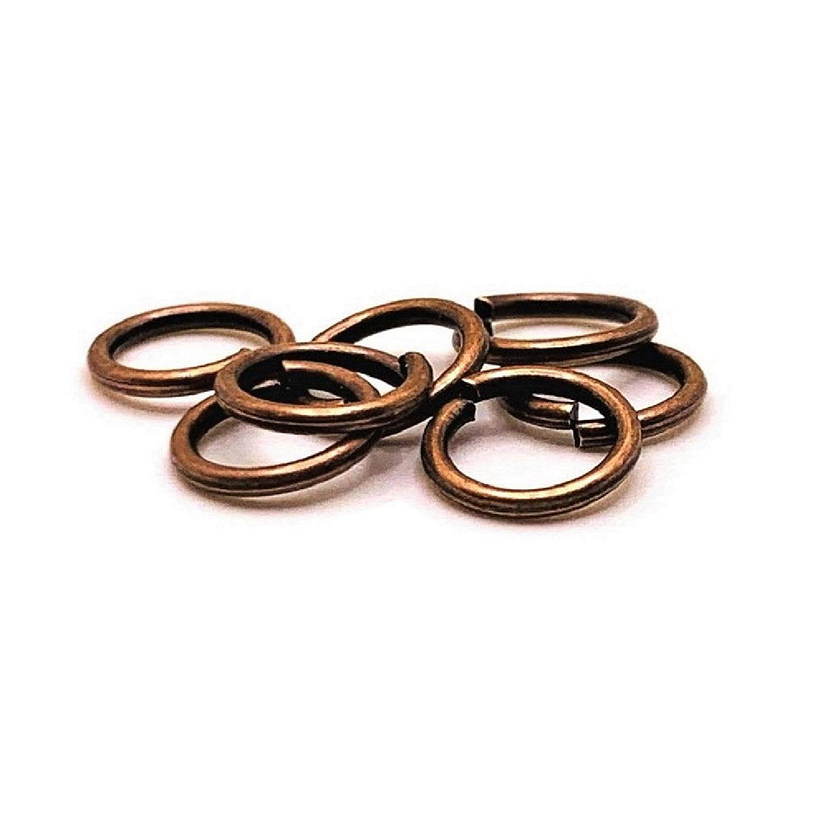 500 Pcs 8mm Copper Jump Rings Image