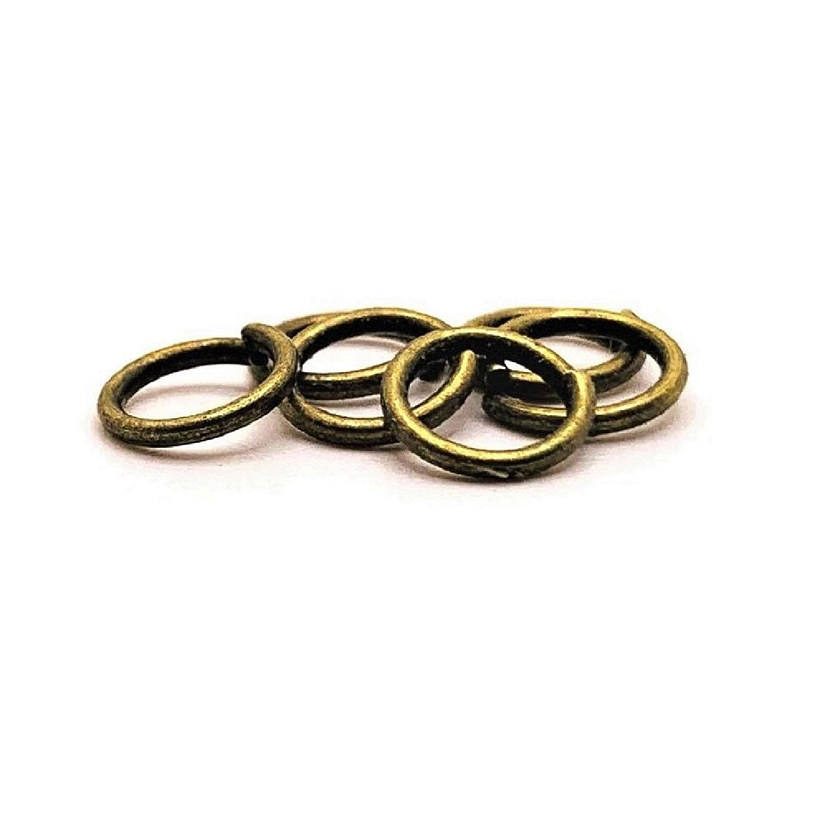 500 Pcs 9mm Bronze Jump Rings Image