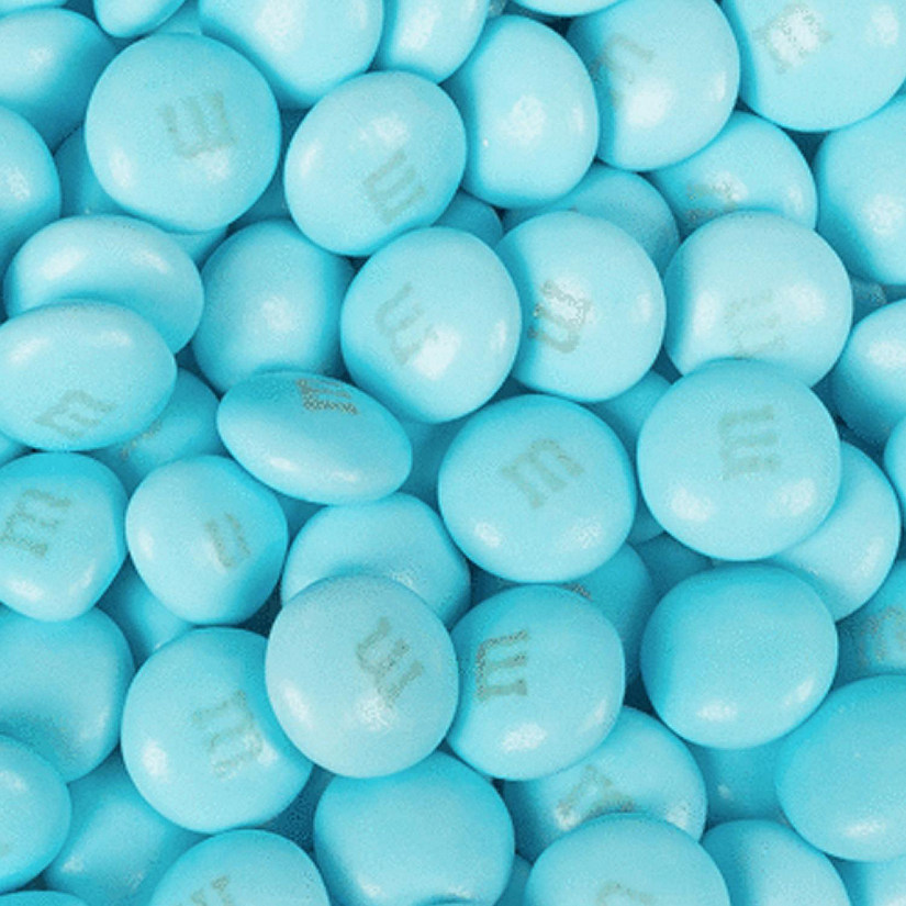 500 Pcs Light Blue M&M's Candy Milk Chocolate (1lb, Approx. 500 Pcs) Image