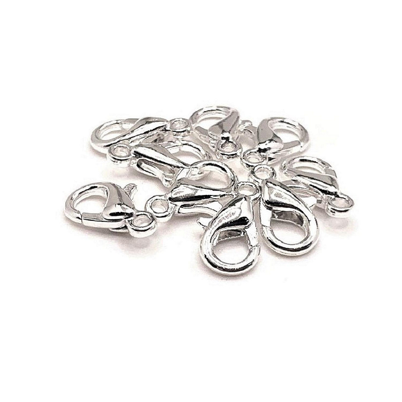 500 Pcs Silver Lobster Claw Clasps Image