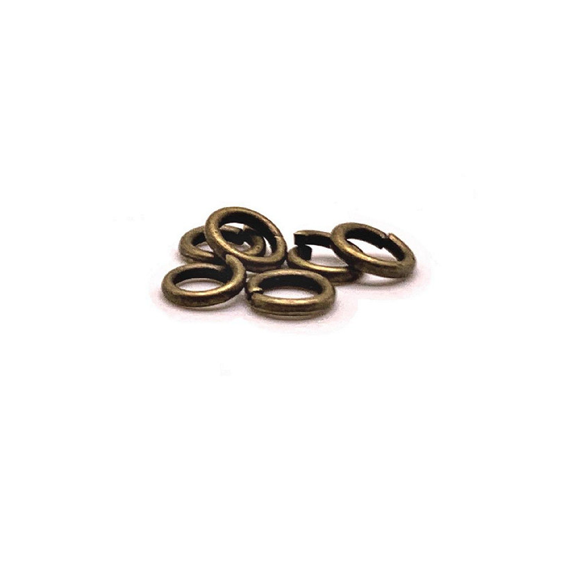 500 Pieces 5mm Bronze Jump Rings Image