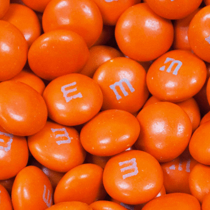 5,000 Pcs Orange M&M's Candy Milk Chocolate (10lb Case, Approx. 5,000 Pcs) Image